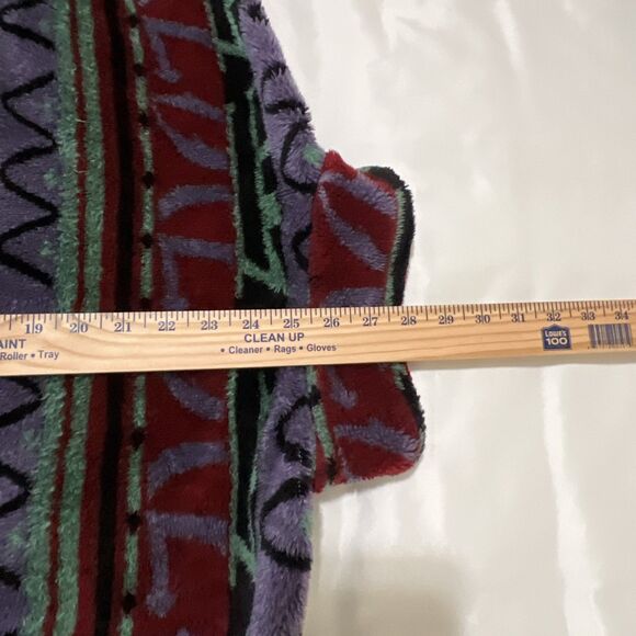 Vintage Tsunami Half Zip Fleece Sweater Aztec Pattern Hiking Men's Size L Toggle - Picture 12 of 14